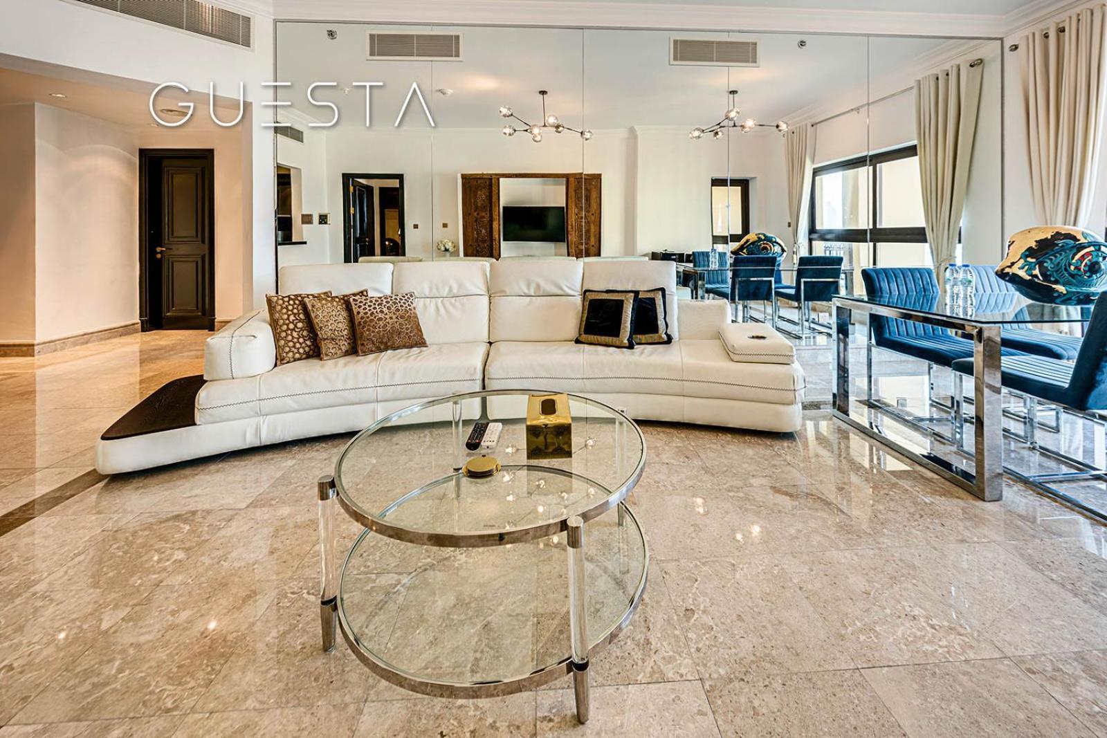Fairmont Apartments The Palm, Free Access To Hotel Beach And Pools 두바이 객실 사진